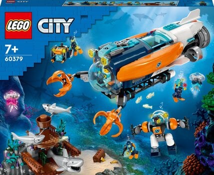 60379 LEGO® City Avastajate süvamere allveelaev hind ja info | Klotsid ja konstruktorid | kaup24.ee