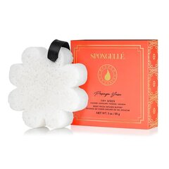 Kehakäsn, rikastatud dušigeeliga Spongelle White Flower Night Papaya Yuzu, 85 g hind ja info | Dušigeelid, õlid | kaup24.ee