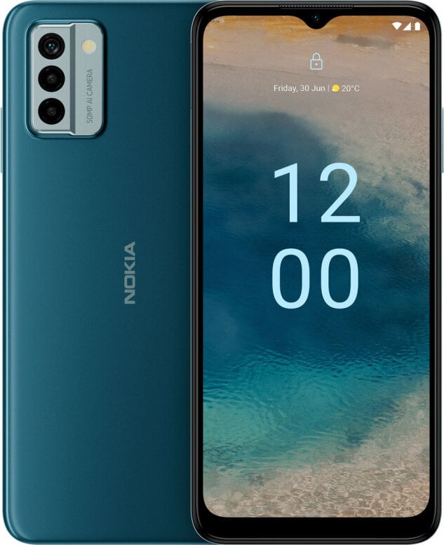 Nokia G22 4/64GB Lagoon Blue 101S0609H017 цена и информация | Telefonid | kaup24.ee