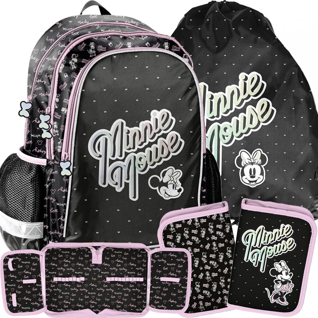 Paso kooli seljakott Minnie Mouse komplekt 1. klassile hind ja info | Koolikotid, sussikotid | kaup24.ee