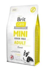 Brit Care Mini Adult Lamb teraviljavaba koeratoit 400g цена и информация | Сухой корм для собак | kaup24.ee