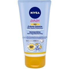 Päikesekaitsekreem Nivea Sun Baby SPF 50+, 75 ml цена и информация | Кремы от загара | kaup24.ee