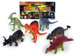 Kujude komplekt Dinosaurused Jin, 10 - 14 cm цена и информация | Развивающие игрушки | kaup24.ee