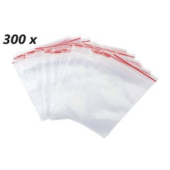 300 шт. Пакеты Zip Lock с застежкой 70 x 100 mm 45 my цена и информация | Посуда для хранения еды | kaup24.ee