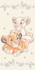 Laste rätik Disney The Lion King Simba & Nala, 70x140 cm цена и информация | Полотенца | kaup24.ee