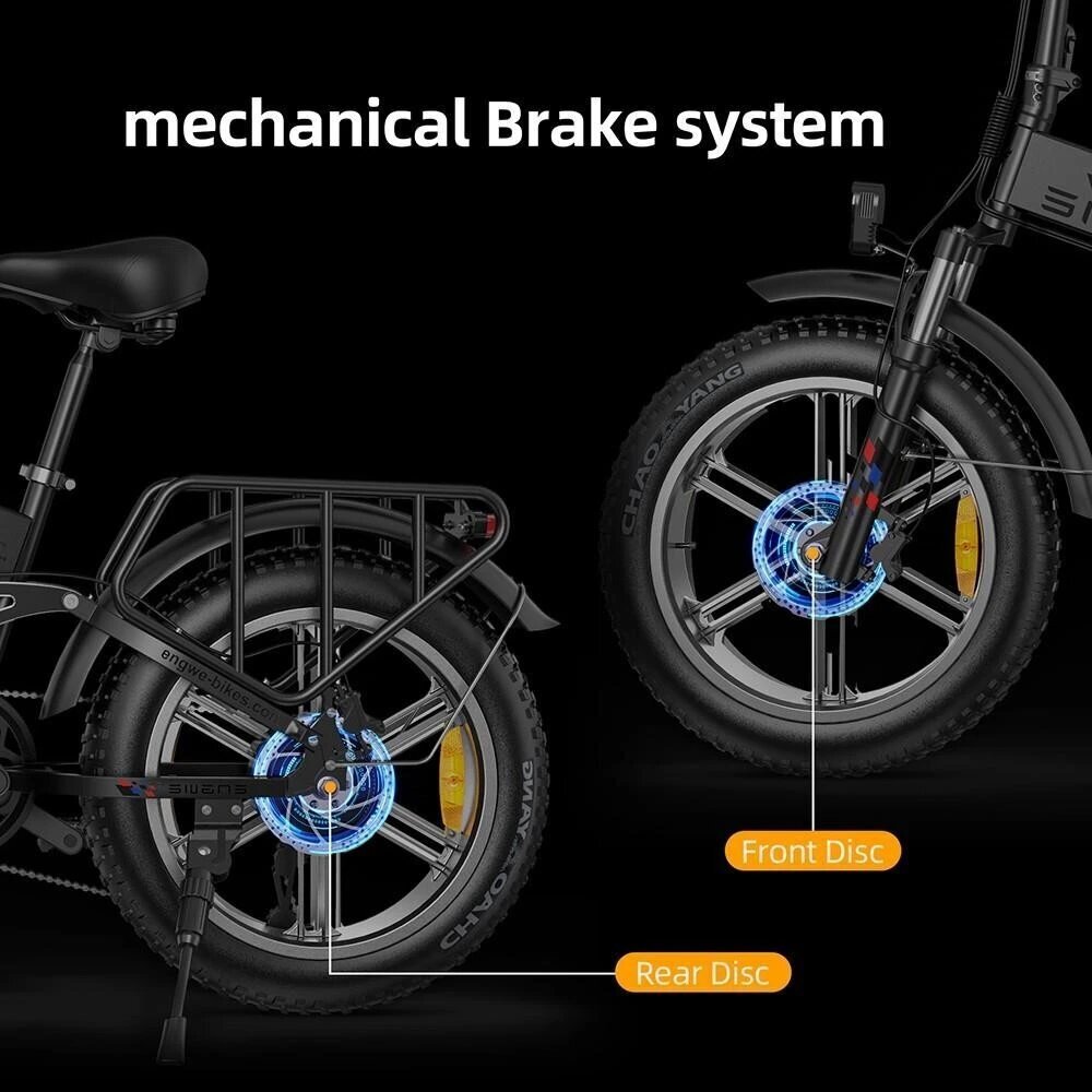 Elektrijalgratas Engwe Engine X, 20", must, 13Ah hind ja info | Elektrirattad | kaup24.ee