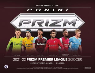 Футбольные карточки Panini Prizm Premier League 2021/2022 Blaster Box, 6 x 4 шт. цена и информация | Коллекционные карточки | kaup24.ee