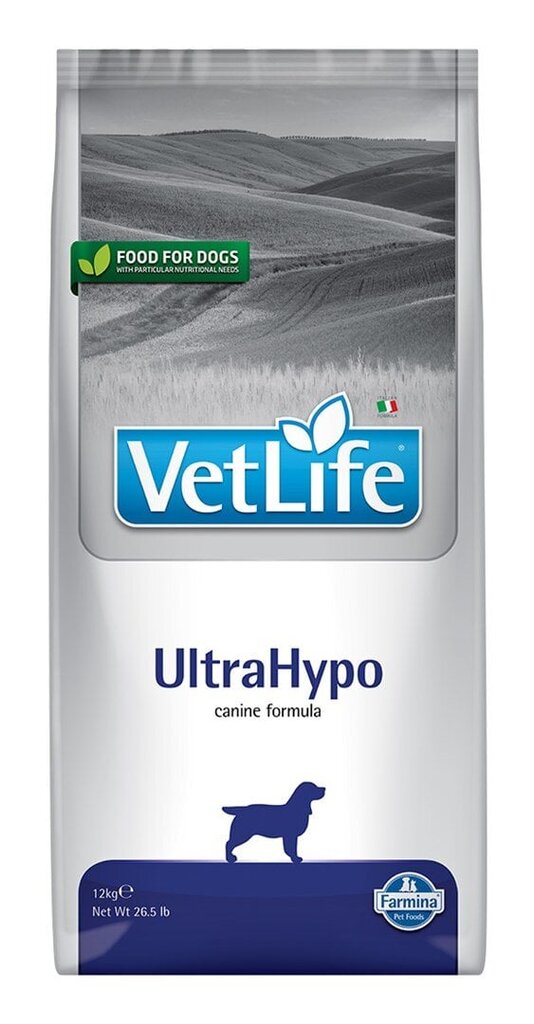 Farmina Vet Life ULTRAHYPO koer 12kg hind ja info | Kuivtoit koertele | kaup24.ee