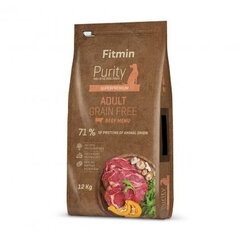 FITMIN Purity GF Adult Beef - сухой корм для взрослых собак - 12 кг цена и информация | Сухой корм для собак | kaup24.ee