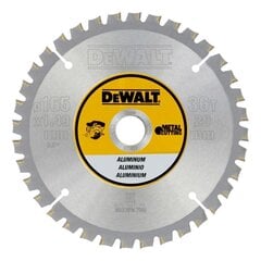 DEWALT ketassae tera 165x20 mm alumiinium hind ja info | Elektrilised saed, mootorsaed ja tarvikud | kaup24.ee