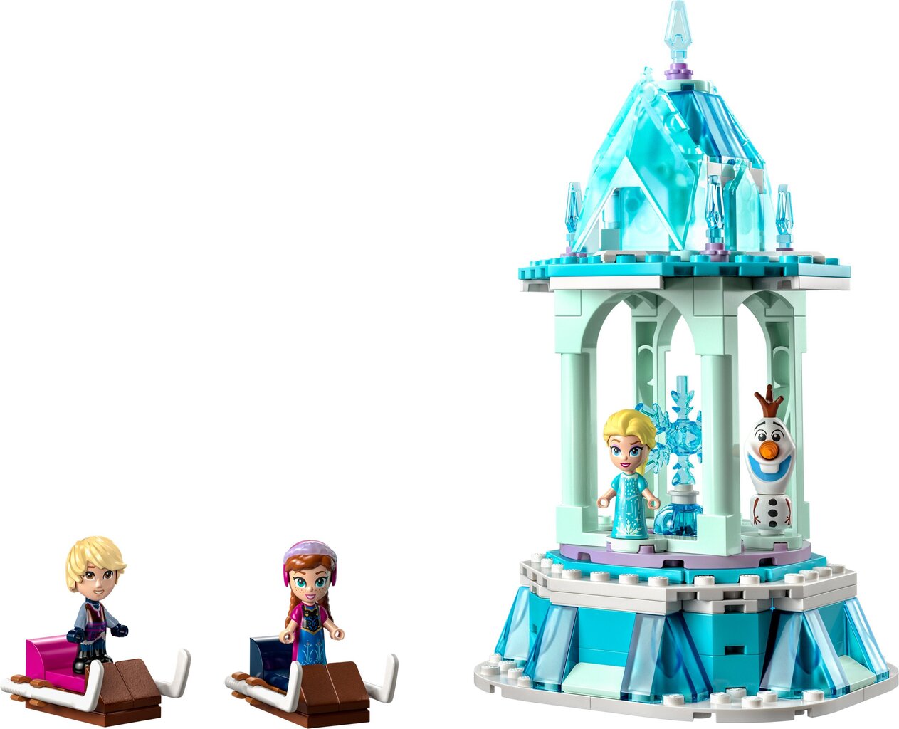 43218 LEGO® Disney Anna ja Elsa võlukarussell цена и информация | Klotsid ja konstruktorid | kaup24.ee