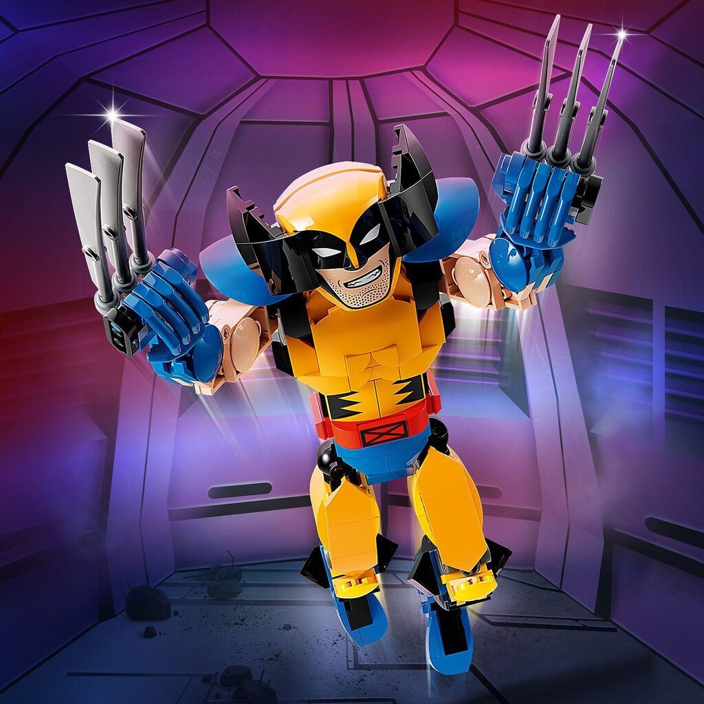 76257 LEGO® Marvel Wolverine ehitatav kuju цена и информация | Klotsid ja konstruktorid | kaup24.ee