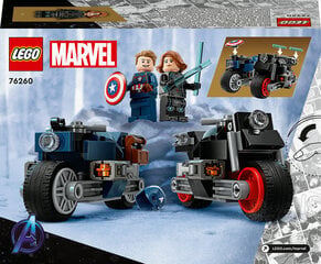 76260 LEGO® Marvel Black Widow ja Captain America mootorrattad цена и информация | Конструкторы и кубики | kaup24.ee