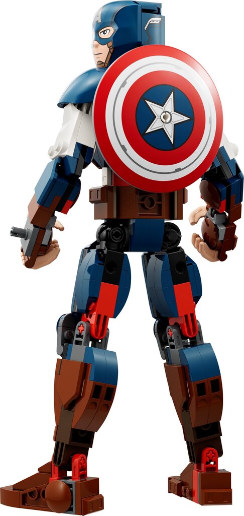 76258 LEGO® Marvel Captain America ehitatav figuriin цена и информация | Klotsid ja konstruktorid | kaup24.ee