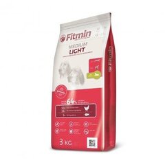 Kuivtoit koertele FITMIN Medium Light, 3 kg hind ja info | Kuivtoit koertele | kaup24.ee