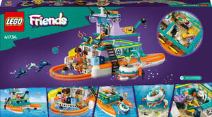 41734 LEGO® Friends Mere päästepaat цена и информация | Конструкторы и кубики | kaup24.ee