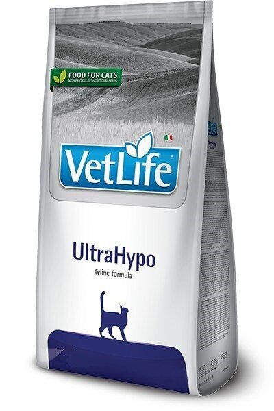 Kuivtoit kassidele Farmina Vet Life Natural Diet Cat Ultrahypo 2kg цена и информация | Kuivtoit kassidele | kaup24.ee