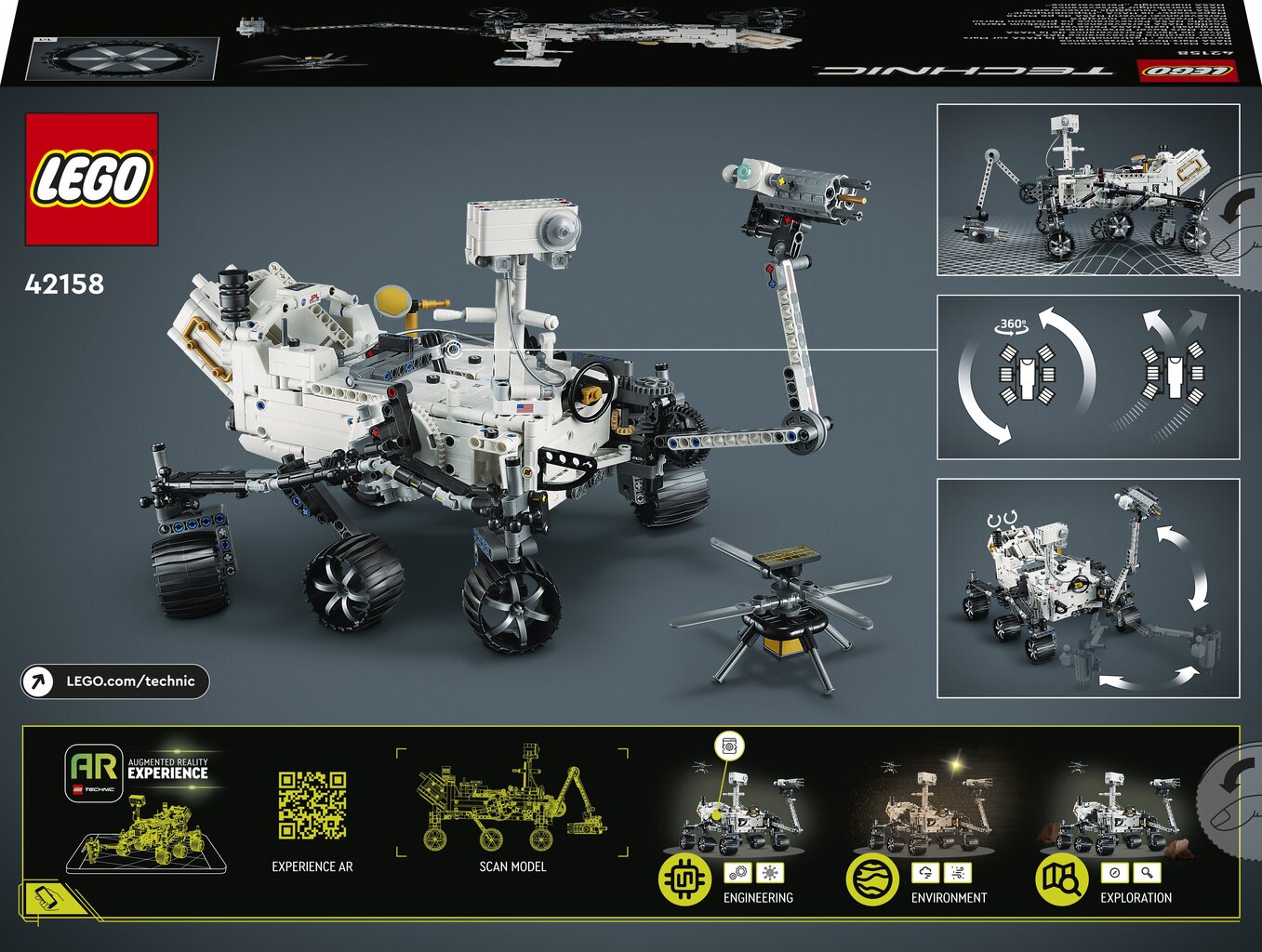 42158 LEGO® Technic NASA Mars Rover Perseverance hind ja info | Klotsid ja konstruktorid | kaup24.ee