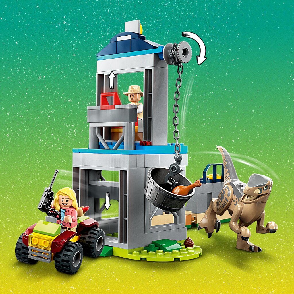 76957 LEGO® Jurassic World Velociraptori põgenemine hind ja info | Klotsid ja konstruktorid | kaup24.ee