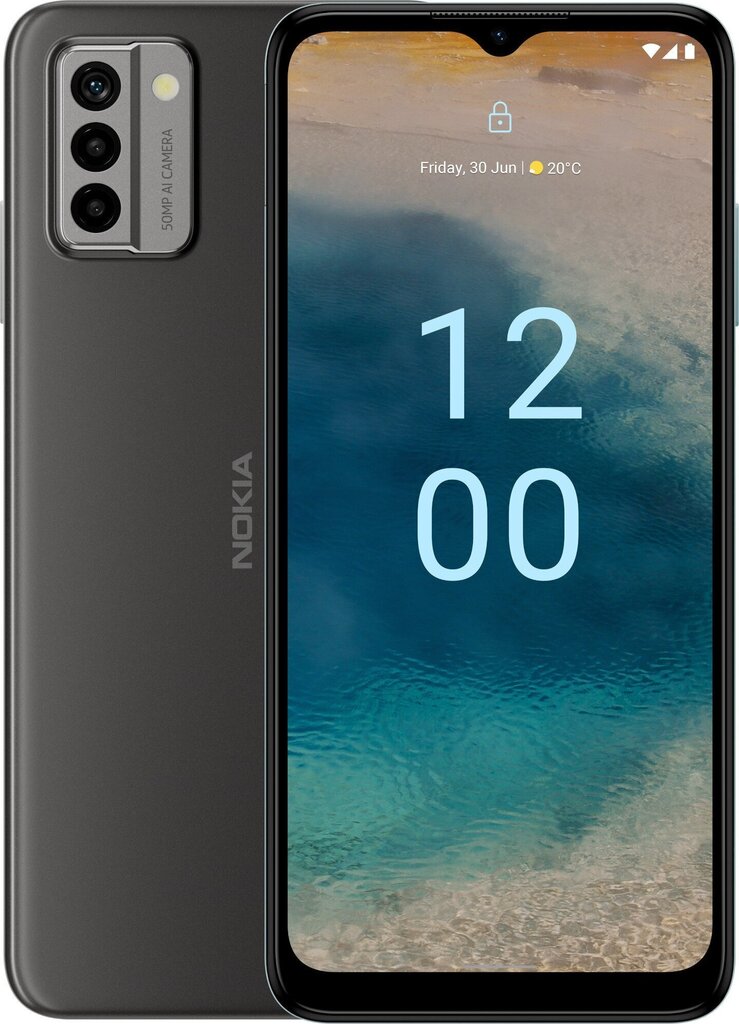 Nokia G22 4/128GB Meteor Gray TA-1528 цена и информация | Telefonid | kaup24.ee