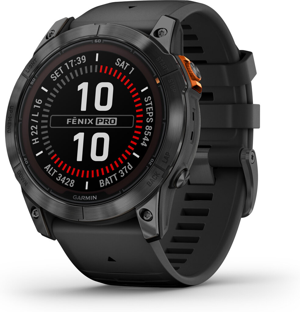 Garmin fēnix® 7X Pro Solar Slate Grey/Black hind ja info | Nutikellad (smartwatch) | kaup24.ee