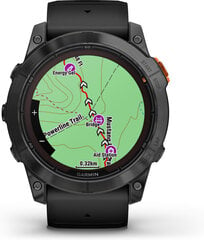 Garmin fēnix® 7X Pro Solar Slate Grey/Black 51mm цена и информация | Смарт-часы (smartwatch) | kaup24.ee