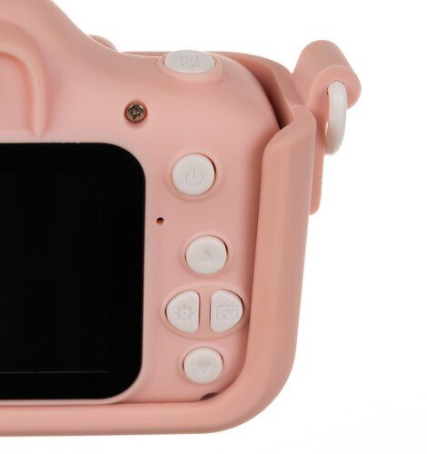 Laste digitaalne kaamera kassike +16GB miniSD kaart, roosa цена и информация | Arendavad mänguasjad | kaup24.ee