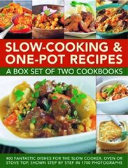 Slow-cooking & One-pot Recipes: a Box Set of Two Cookbooks: 400 Fantastic Dishes for the Slow Cooker, Oven or Stove Top, Shown Step by Step in 1700 Photographs hind ja info | Retseptiraamatud  | kaup24.ee