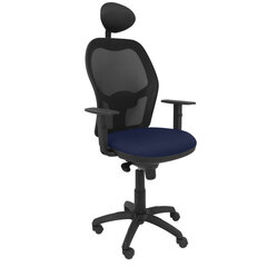 Офисный стул с изголовьем Jorquera P&C ALI200C Тёмно Синий цена и информация | Офисные кресла | kaup24.ee