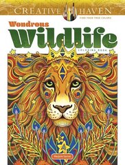 Creative Haven Wondrous Wildlife Coloring Book цена и информация | Книги для малышей | kaup24.ee