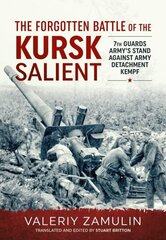 Forgotten Battle of the Kursk Salient: 7th Guards Army's Stand Against Army Detachment Kempf Reprint ed. цена и информация | Исторические книги | kaup24.ee