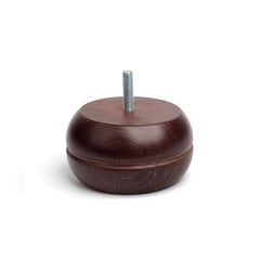 Пироги Rei 459 Круглая Деревянный Темно-коричневый Классический (Ø 9 x 5 cm) цена и информация | Ножки для мебели | kaup24.ee