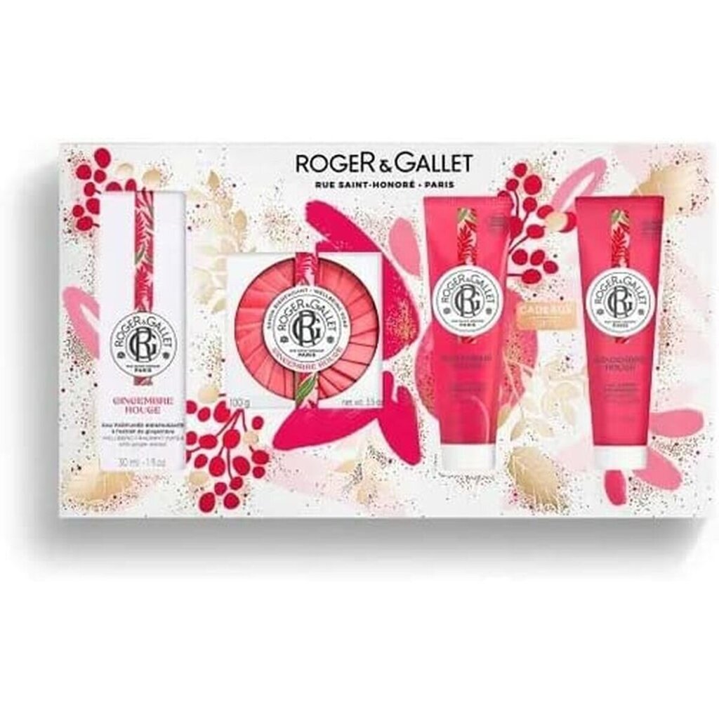 Unisex parfüümi komplekt Roger & Gallet Gingembre Rouge 4 Tükid, osad hind ja info | Naiste parfüümid | kaup24.ee