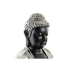 Dekoratiivkuju DKD Home Decor Hõbedane Must Buddha Vaik Idamaine (43 x 37 x 57 cm) hind ja info | Sisustuselemendid | kaup24.ee