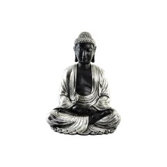 Dekoratiivkuju DKD Home Decor Hõbedane Must Buddha Vaik Idamaine (43 x 37 x 57 cm) hind ja info | Sisustuselemendid | kaup24.ee