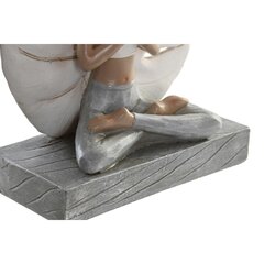 Dekoratiivkuju Dkd Home Decor 16 x 7,5 x 21 cm Hall Valge Yoga (2 Ühikut) hind ja info | Sisustuselemendid | kaup24.ee