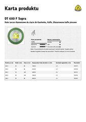 Teemanttera Klingspor DT600F hind ja info | Käsitööriistad | kaup24.ee
