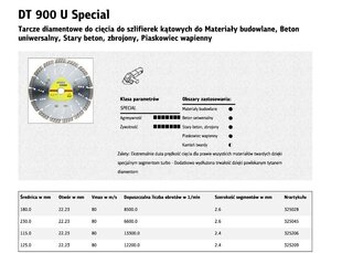 Teemanttera Klingspor DT900U hind ja info | Käsitööriistad | kaup24.ee