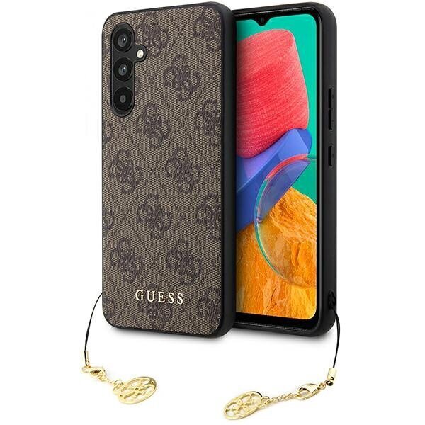 Ümbris Guess 4G Charms Collection do Galaxy A54 5G, pruun цена и информация | Telefoni kaaned, ümbrised | kaup24.ee