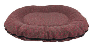 Cazo Oval Bed Luna punane pesa koertele 75x100x15cm цена и информация | Лежаки, домики | kaup24.ee