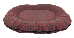 Cazo Oval Bed Luna punane pesa koertele 75x100x15cm hind ja info | Pesad, kuudid | kaup24.ee