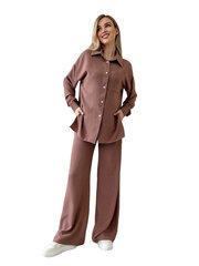 Naiste pükskostüüm Armonti 1530, pruun hind ja info | Naiste kostüümid | kaup24.ee