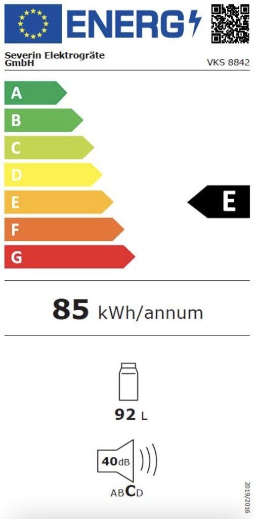 Severin VKS 8842 цена и информация | Külmkapid | kaup24.ee