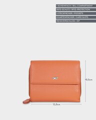 Naiste lukuga rahakott Asti "Braun Buffel" M 8CS, oranž hind ja info | Naiste rahakotid | kaup24.ee