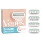 Raseerija vahetatavad pead Gillette Venus Smooth Sensitive, 4 tk. hind ja info | Raseerimisvahendid | kaup24.ee