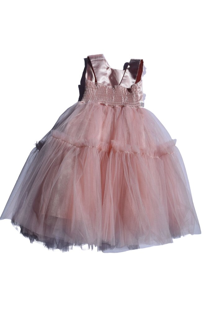Tüdrukute pidulik kleit Ken Club, roosa цена и информация | Tüdrukute kleidid | kaup24.ee