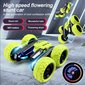 RC stunt võidusõiduauto maastur LED valgustuse ja 3D tekstiprojektoriga Tornado Stunt Car hind ja info | Poiste mänguasjad | kaup24.ee