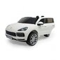 Porsche Cayenne S elektriauto lastele, valge hind ja info | Laste elektriautod | kaup24.ee