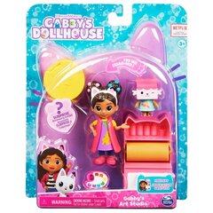 Nukk Gabbys Dollhouse kunstistuudio tarvikutega hind ja info | Tüdrukute mänguasjad | kaup24.ee
