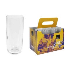 Klaaside komplekt Just4 360 ml Roostevaba teras (6 Ühikut) цена и информация | Стаканы, фужеры, кувшины | kaup24.ee